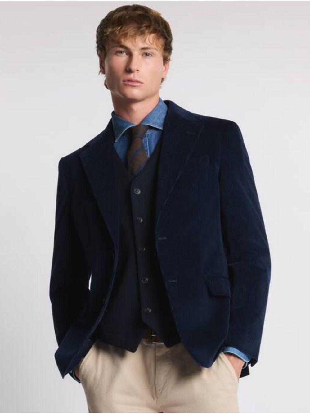 Banana Republic Tilored Fit Curdoroy Blazer Sports Jacket Like New 42R